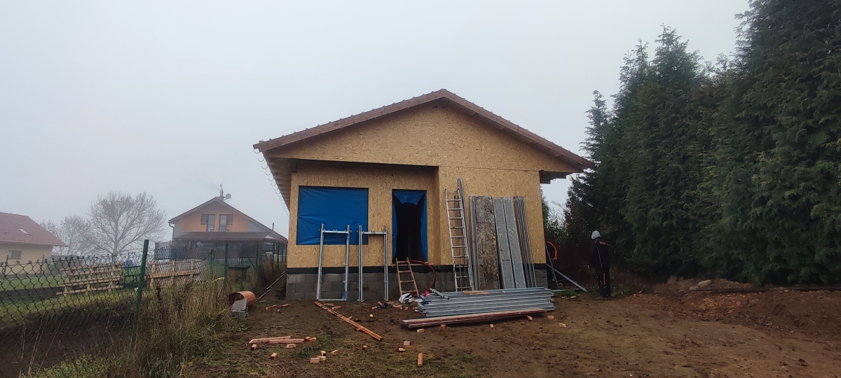 Nízkoenergetický prízemný dom Badín