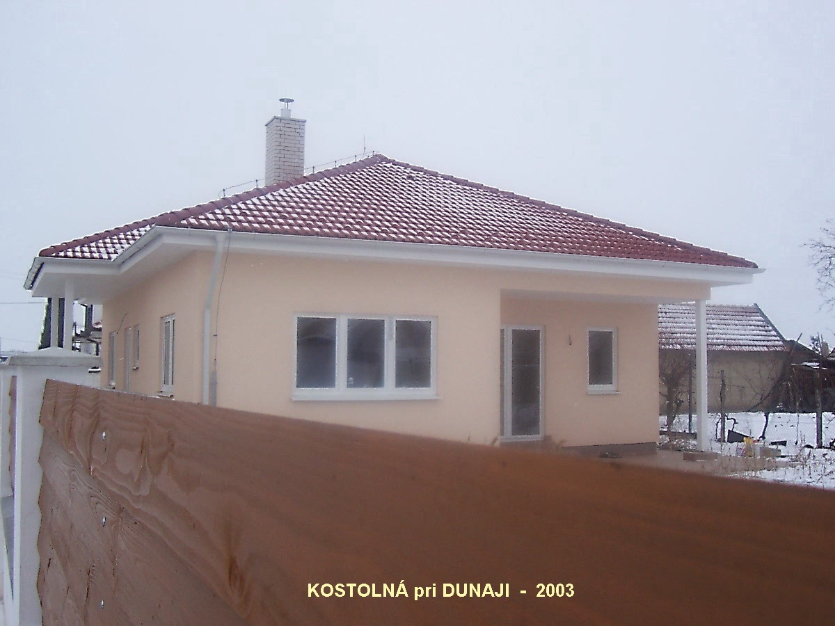Prízemný Montovaný Rodinný Dom Kostolná pri Dunaji