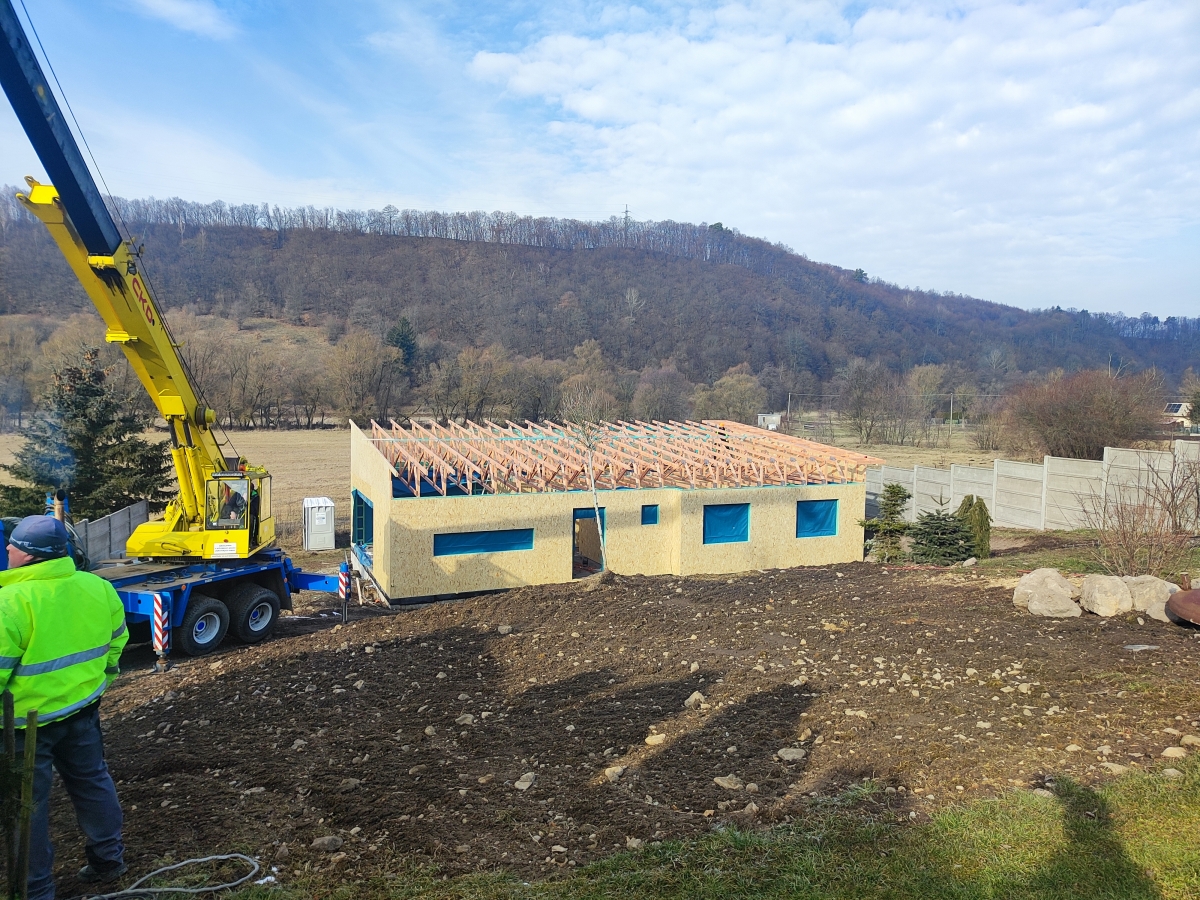 Nízkoenergetický prízemný dom Bečov