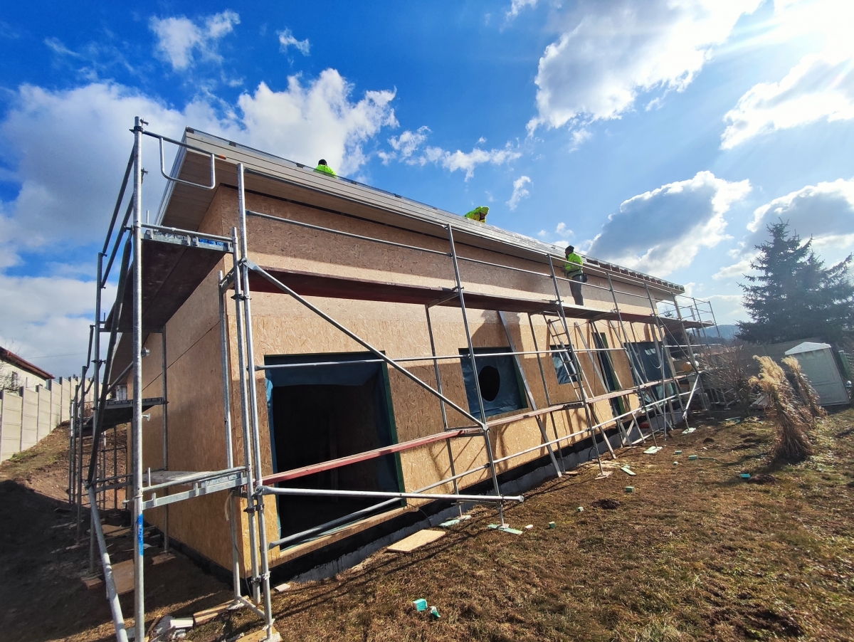 Nízkoenergetický prízemný dom Bečov