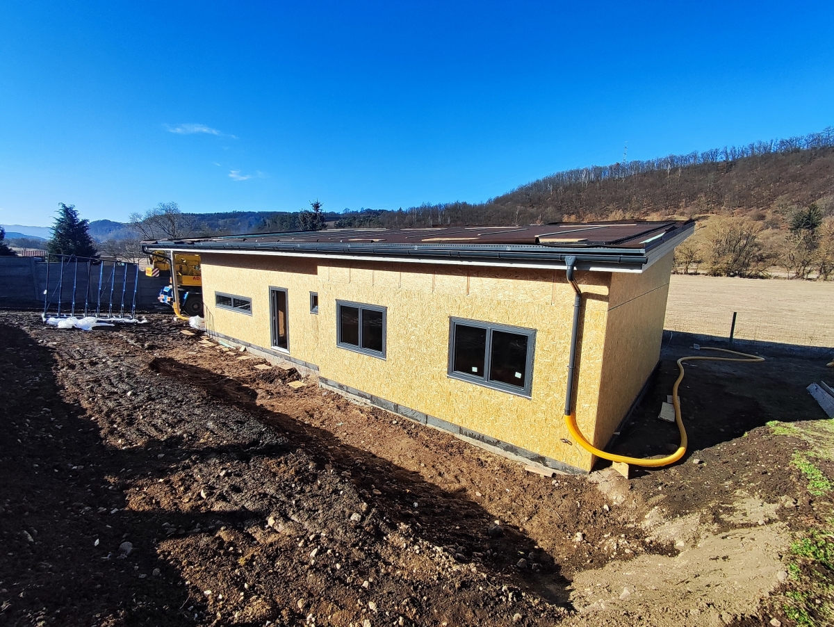 Nízkoenergetický prízemný dom Bečov